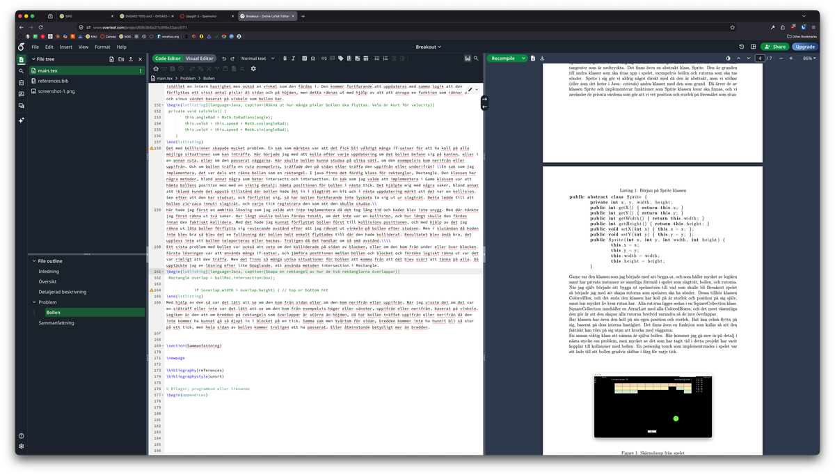 Documenting breakout